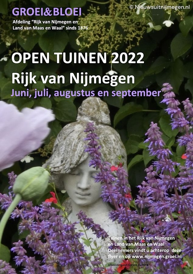 OPEN TUINEN in Nijmegen en omgeving op 18 en 19 juni Nieuws uit Nijmegen